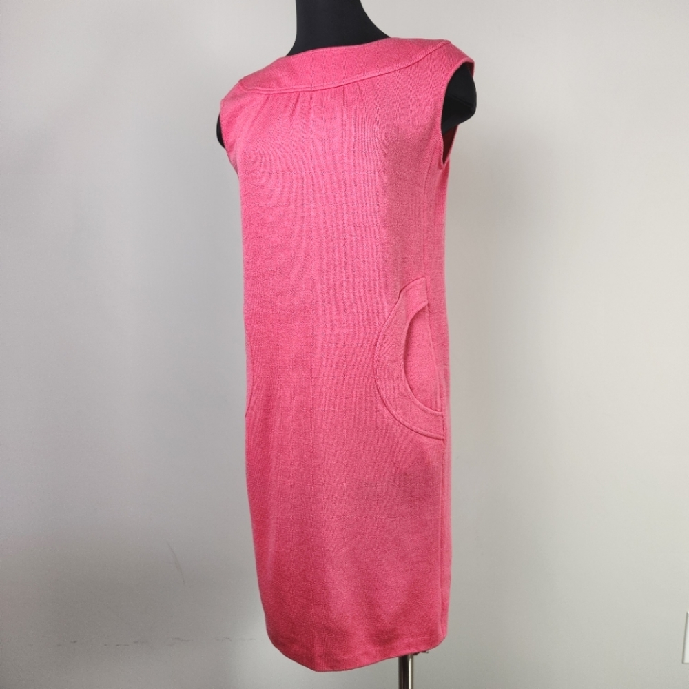 ST.JOHN COLLECTION Santana Knit pink shift dress